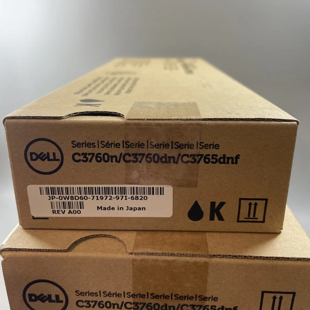 Dell C3760n C3760dn C3765dnf Genuine Toner Set CMYK MD8G4 XKGFP 1M4KP W8D60